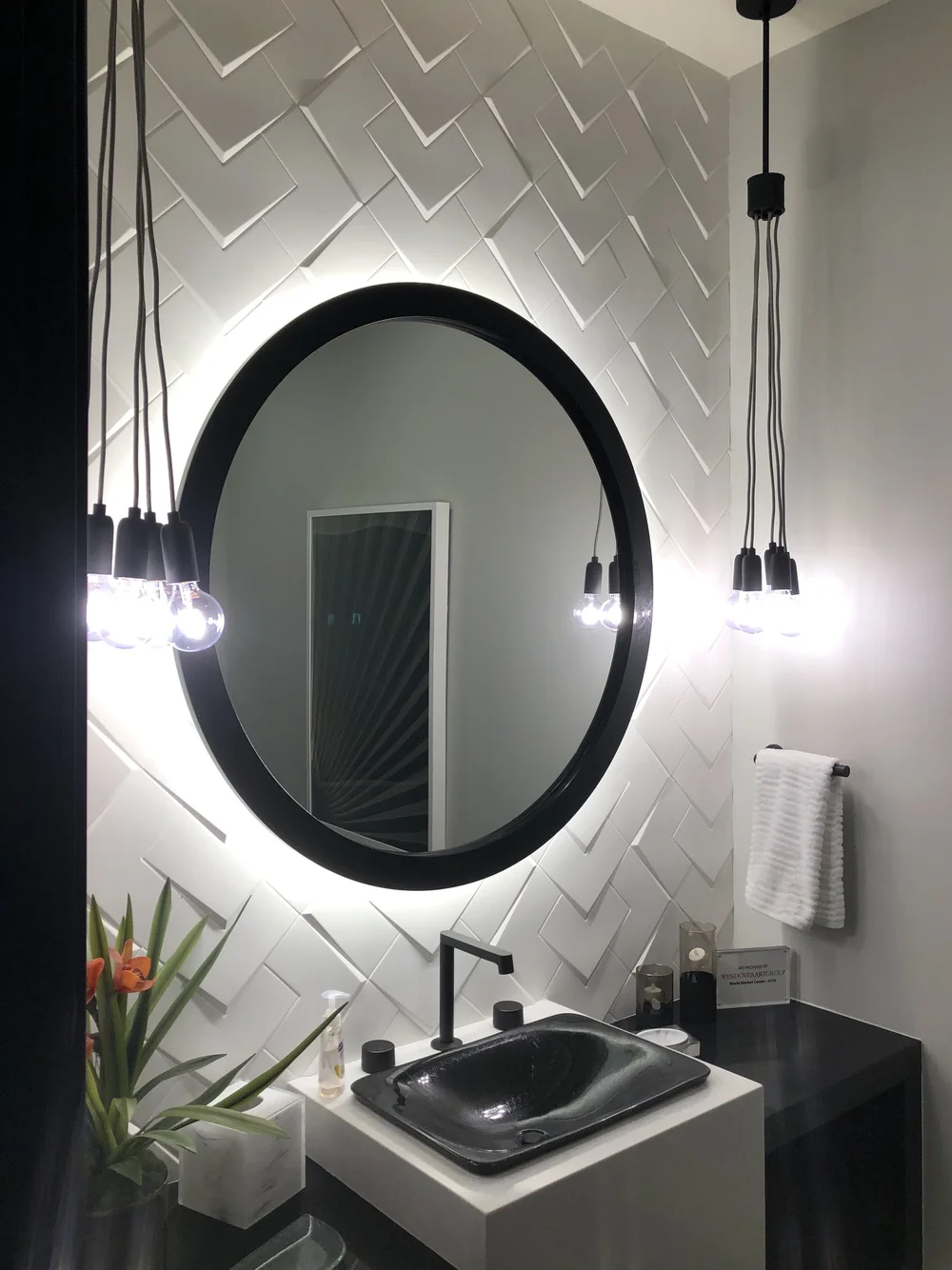 A Beautiful Alternative For Lighting In The Bathroom Designed A Beautiful Alternative For Lighting In The Bathroom Designed