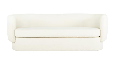 The Koba sofa from Moe’s Home Collection shows off it’s curvy forms in this spring’s market debut.