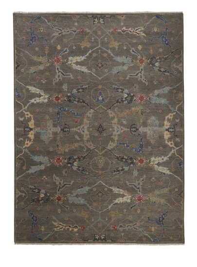 Loving the rich tones of the new Bahtia rug from Feizy.