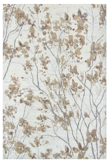 Love the organic pattern of this rug, Almond Blossom, from Company C. It would work in a cool or warm toned room.