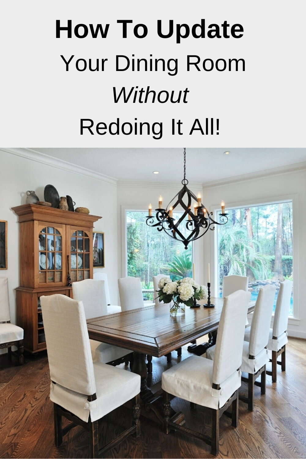 How To Update Your Dining Room Decor, Updating Traditional Dining Room Chairs