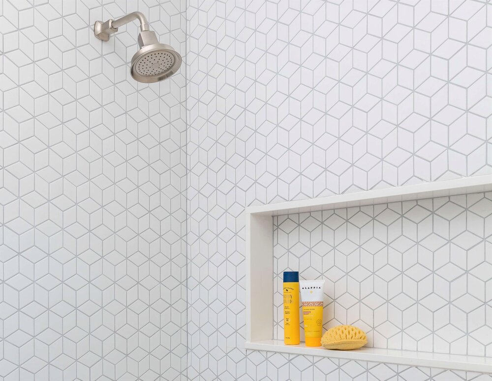 3 Bathrooms With Fun Tile And Fabulous, Fun Floor Tile Patterns