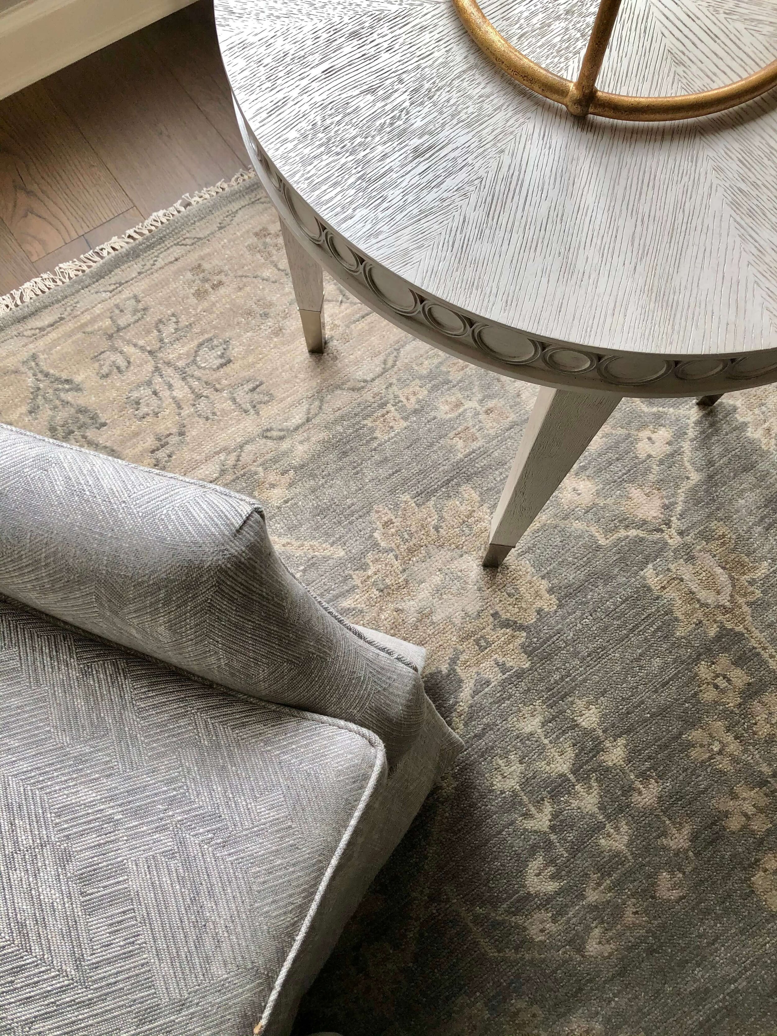 Gray When Your Entire House Is Beige, Gray And Beige Rug