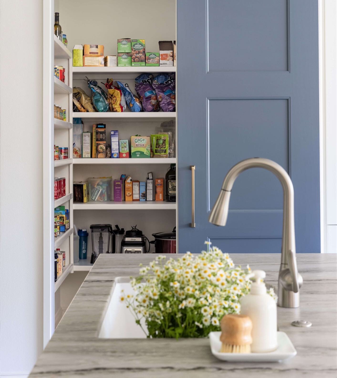 My client loves her newly expanded pantry and the access to the sink/cooking area of her kitchen. It&rsquo;s like an extension of the kitchen. That&rsquo;s one of the changes I proposed in the remodel that I knew would make a big difference in their 