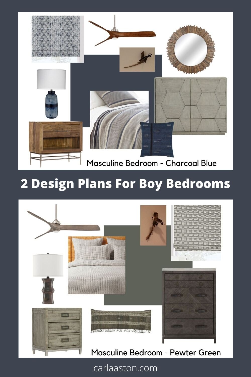 Two College-Aged Boys' Bedrooms Grow Up But Keep A Masculine Vibe ...