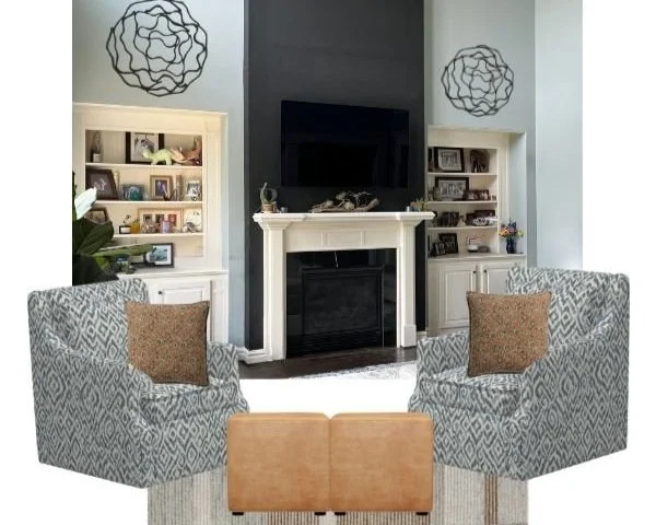 Design Advice for a Living Room - Designed in a Click Consultation