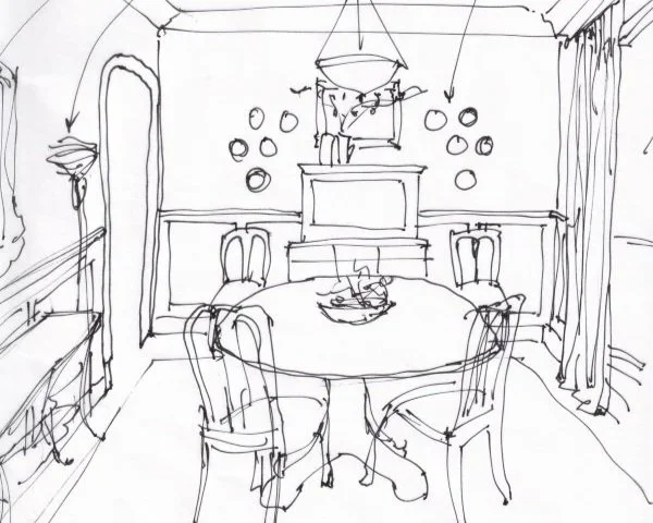 Hand Sketching in the Interior Design Process