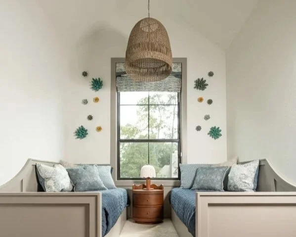 BEFORE AND AFTER - Upstairs Bunk Room and Guest Room