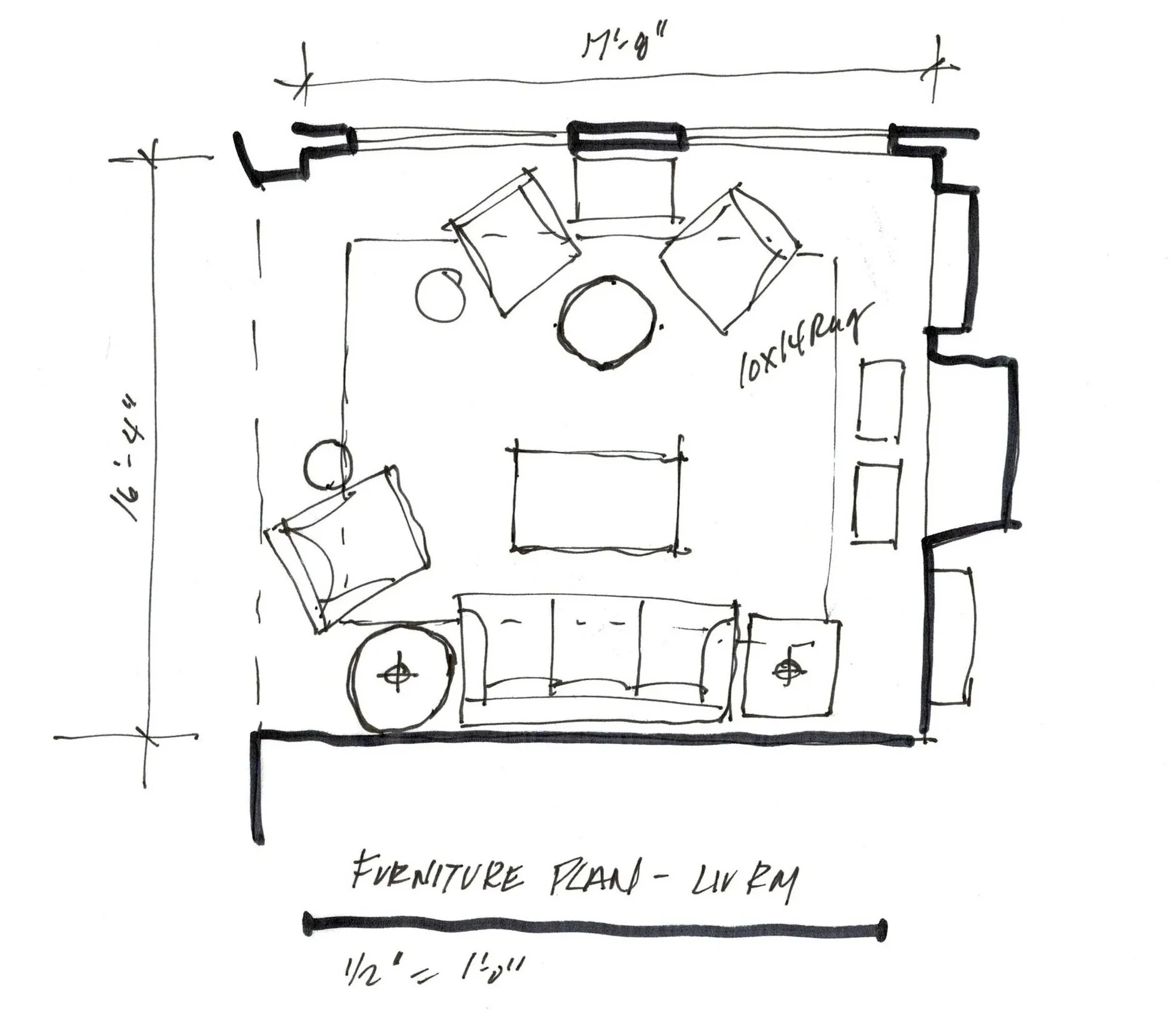 Hand Sketching in the Interior Design Process — DESIGNED
