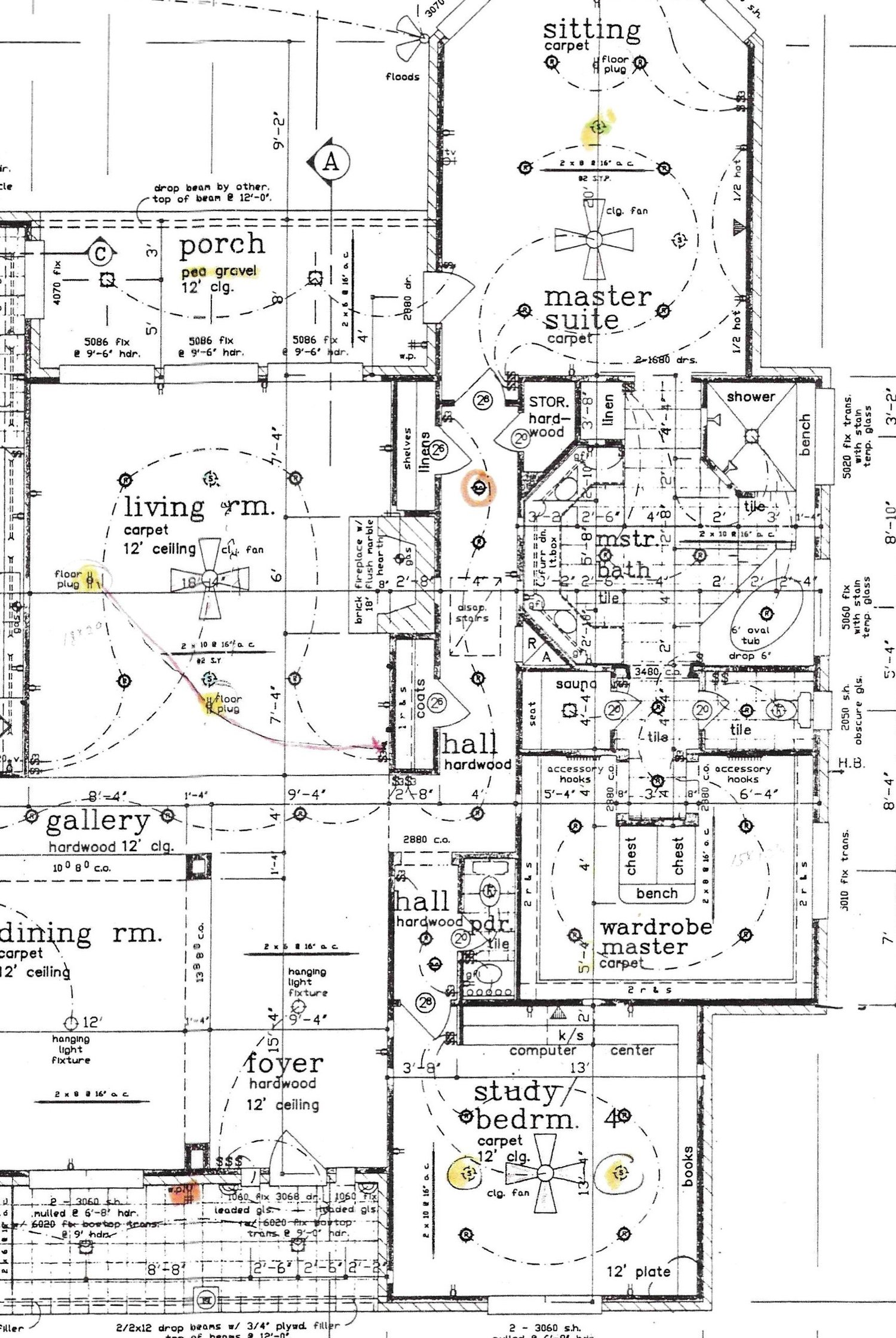More Rooms Designed for a Remodel - Study and Powder Room — DESIGNED