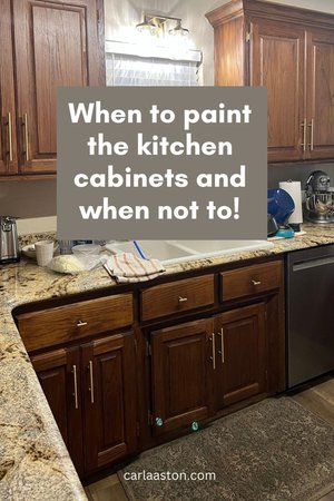 Should I Paint My Kitchen Cabinets? It Depends.... — DESIGNED