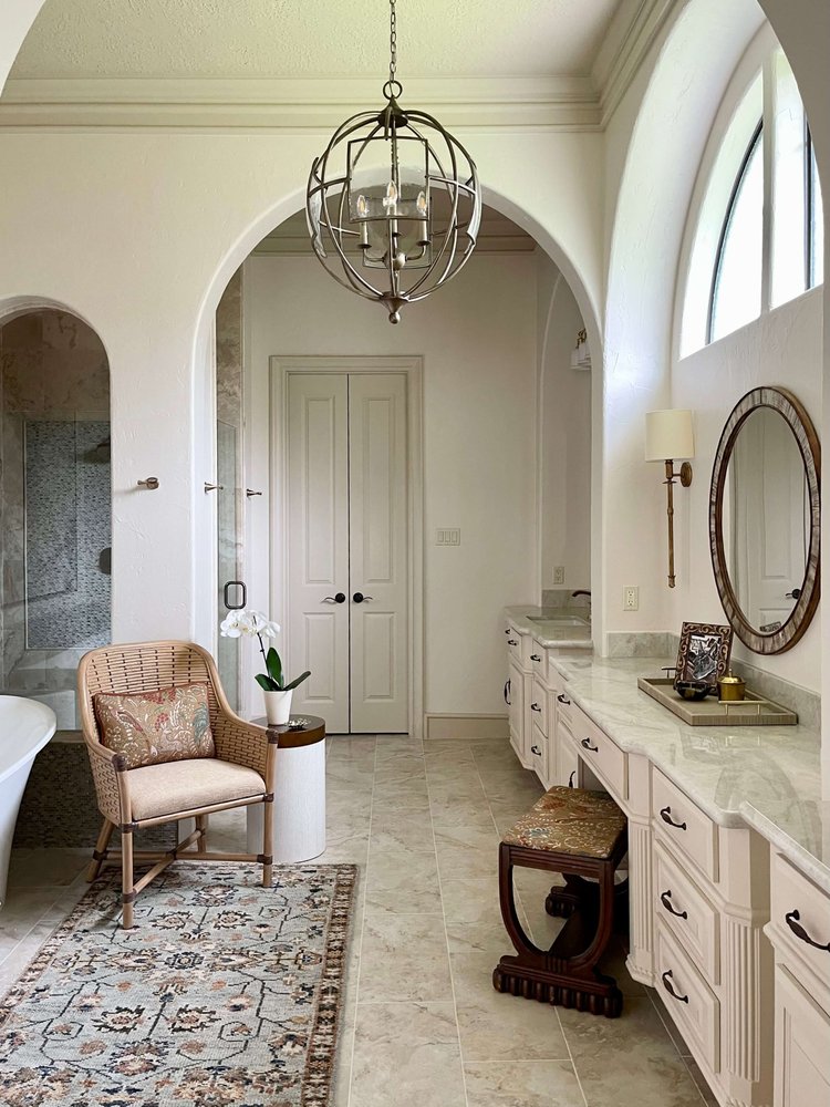 8 Ways to Add Color and Interest to an All White Bathroom — DESIGNED