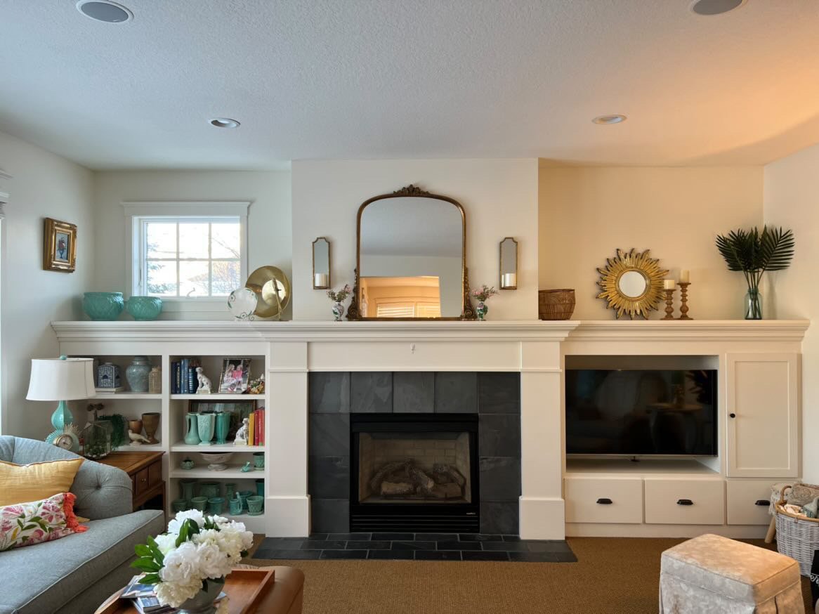 3 Ways To Decorate Extra Wide Fireplace Mantels [Examples Included] —  Designed