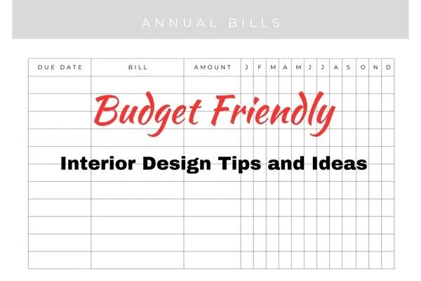 Budget Friendly Interior Design Tips and Advice — DESIGNED