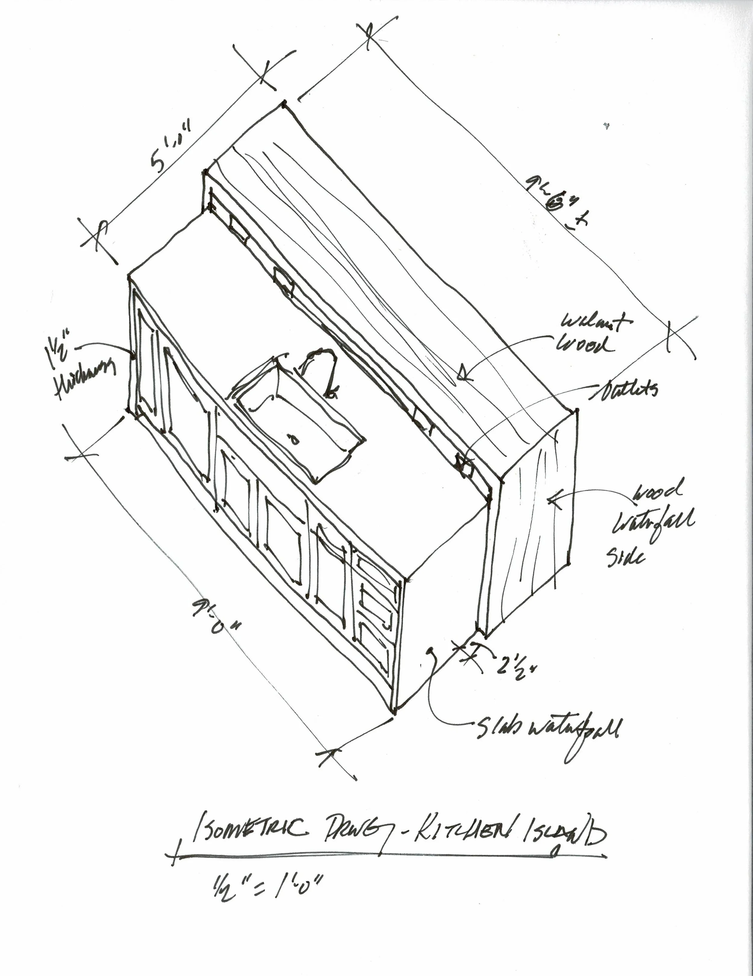 Pantry Isometric Remodeling Project in the Works! - Kitchen and Butler's Pantry — DESIGNED