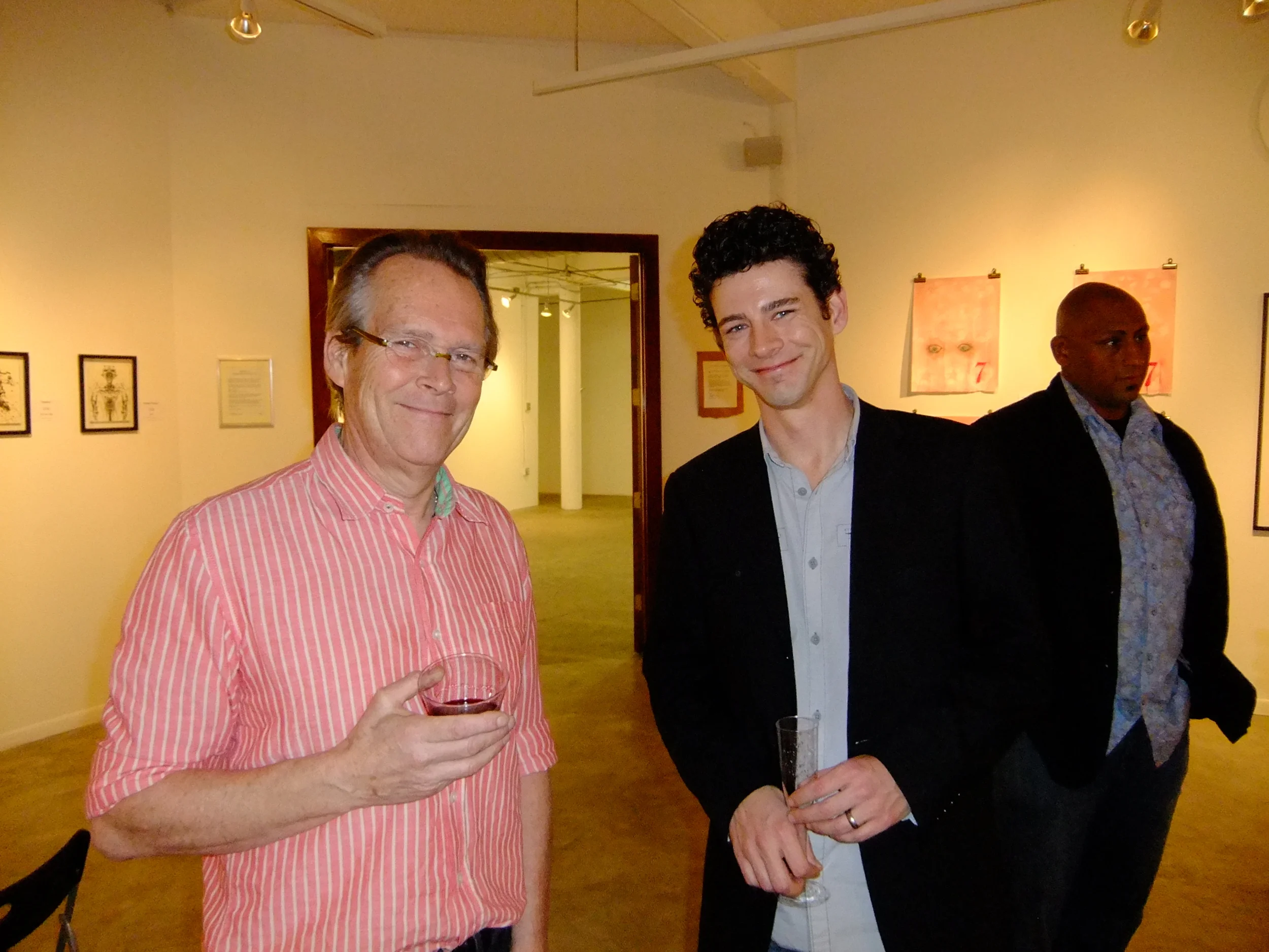 British artist Jon Wragg and I