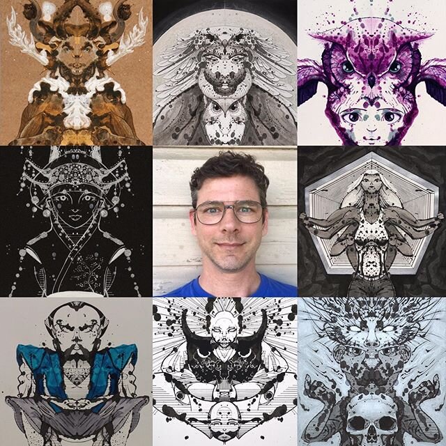 Alright, I&rsquo;ll join in.
Here&rsquo;s a thing.
Many thanks to my followers, my collectors, and my very supportive friends and family. 😊
.
.
.
#artvsartist2020 #artvsartist #madefrominkblots #inkartist #inkart #constellationism #archetypal #rorsc