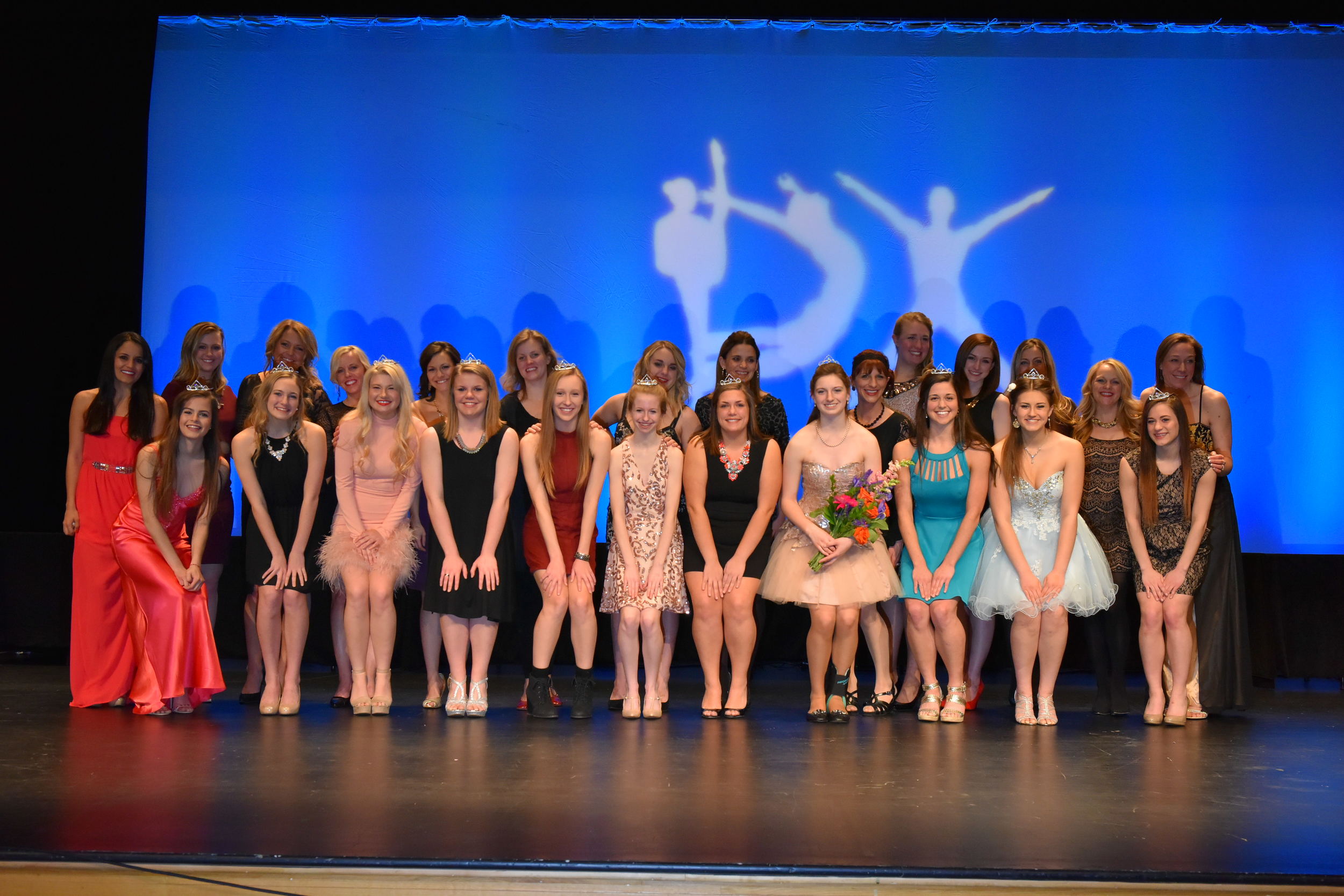 Distinguished leaders recognized on stage during the banquet.