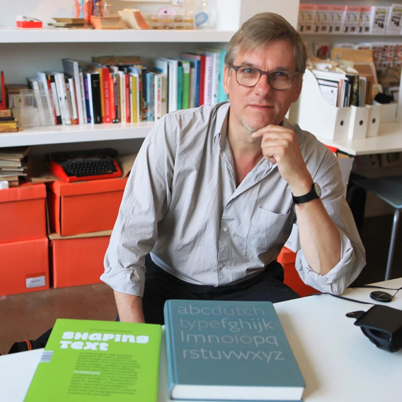 JAN MIDDENDORP VISITS THE UPPERCASE STUDIO, JULY 30, 2012