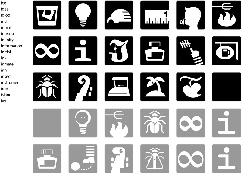 Icon development.
