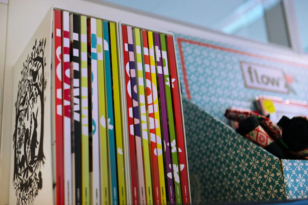 Flow, like UPPERCASE, appreciates the importance of a nice spine design!