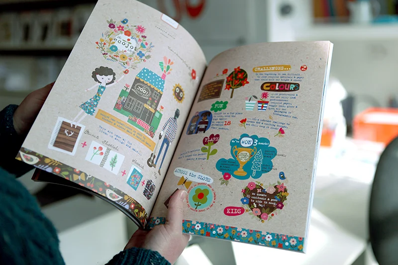 Carolyn Gavin illustrated the story of Ecojot, her environmentally conscious Canadian paper goods company.
