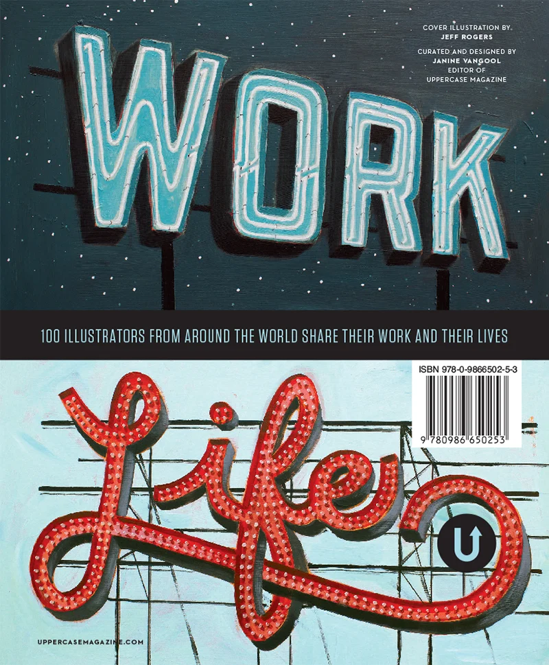 Back cover of Work/Life 3 by Jeff Rogers. 