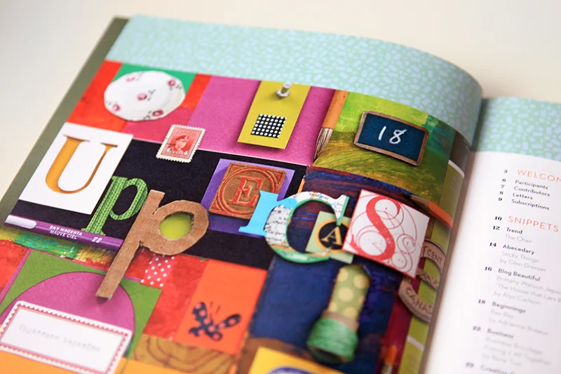 Shelley Davies made this great collage for our contents page.