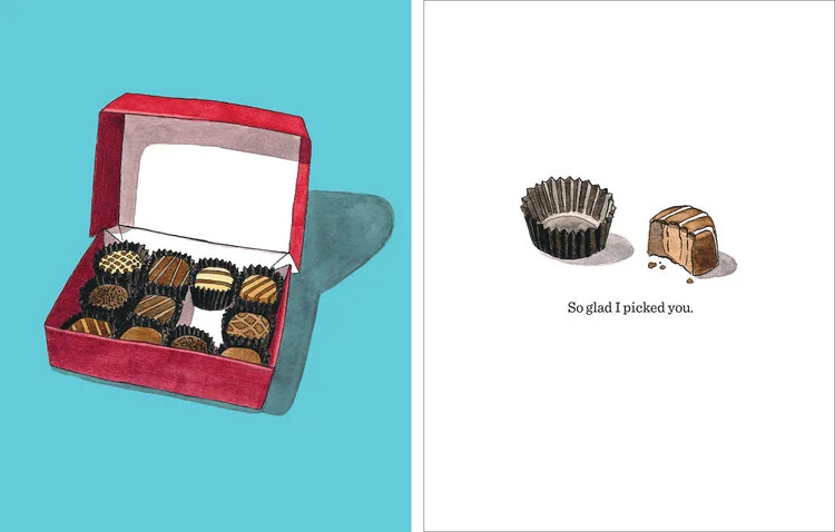 Kristin's cards, including this Valentine's Day card, are available in her Etsy shop . 
