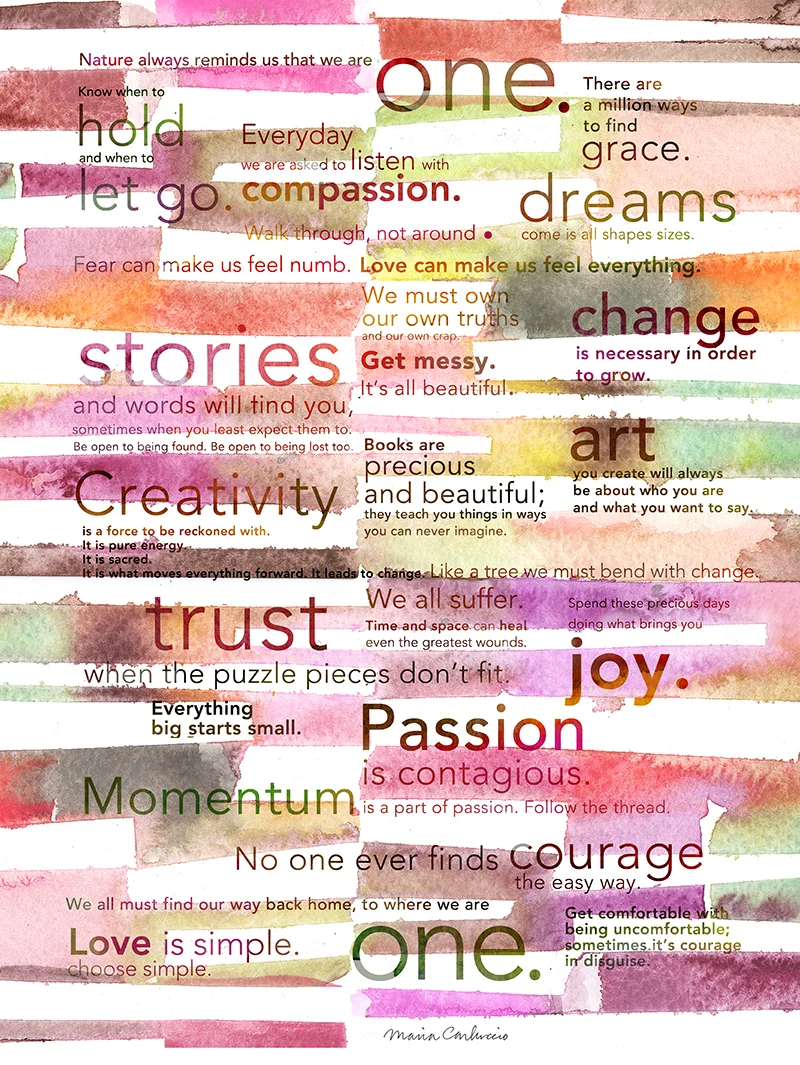 creative manifesto: Maria Carluccio