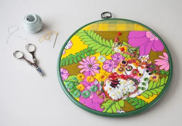 LAYERED FLORAL EMBROIDERY Rebecca Ringquist