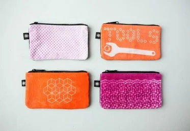 LUMI: SHADOW PRINTED POUCH Jesse Genet