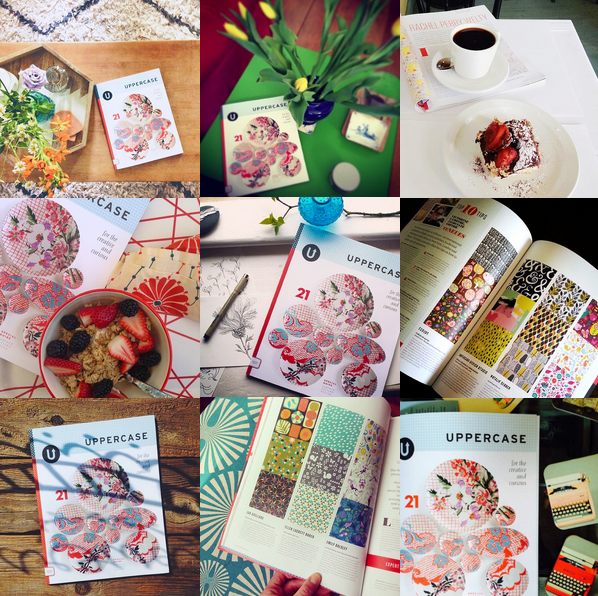 Thanks to these fabulous subscribers who have sent pictures of UPPERCASE in their lives: @ asensiblehabit , @ cananmarasligil , @ mattshr , @ maggiesayswhat , @ light_and_lines , @ natalie_gerber , @ brickandmortarliving , @ emilybluestar and @ joceynuptse .