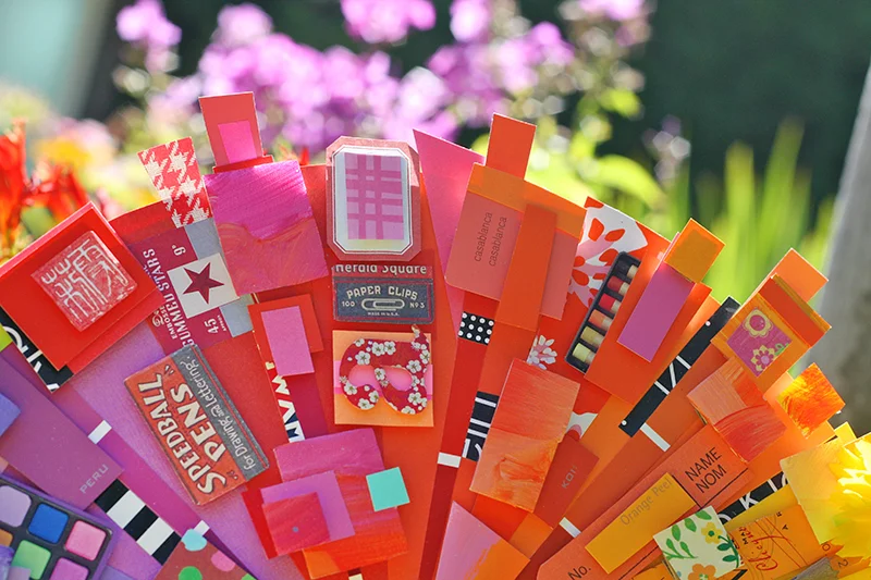 Shelley takes her illustration for a walk