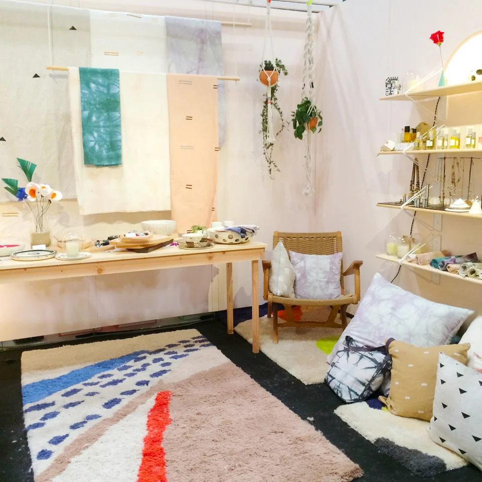 Shabd's booth at NYNow , a home and lifestyle event on until Wednesday.