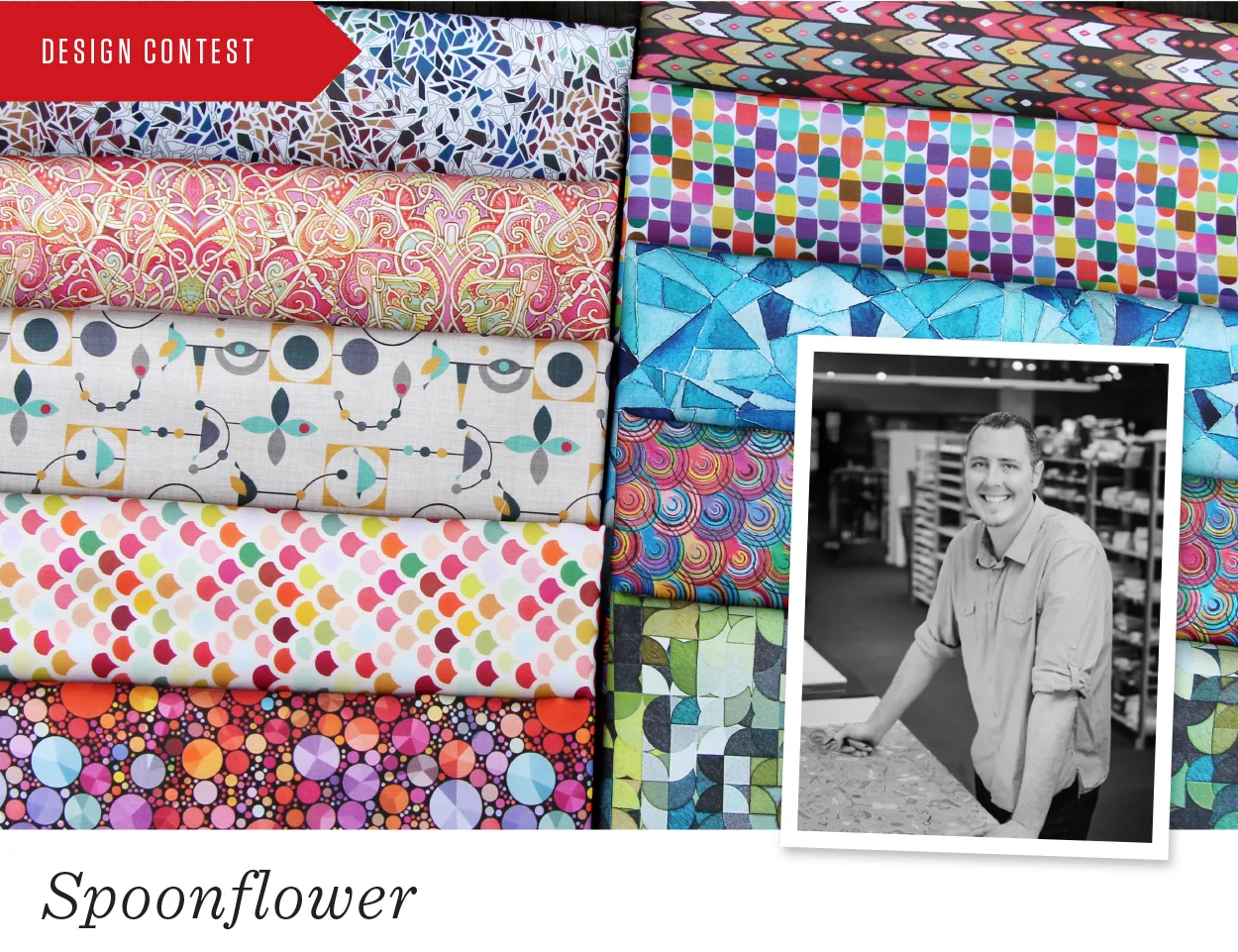 Enter the Calligraphy-themed fabric design contest on Spoonflower!