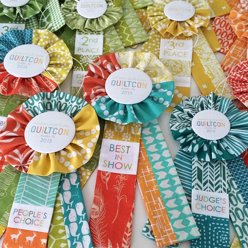 Rosettes made by Elizabeth Hartman
