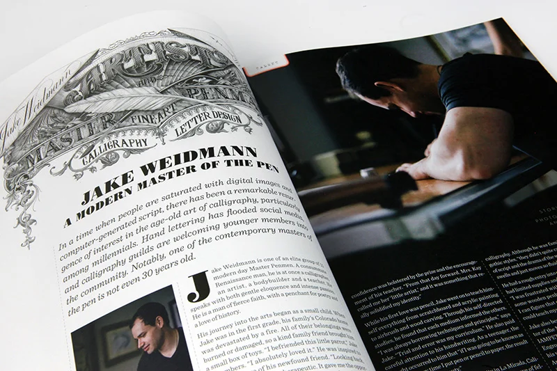 Jake Weidmann, Master Penman