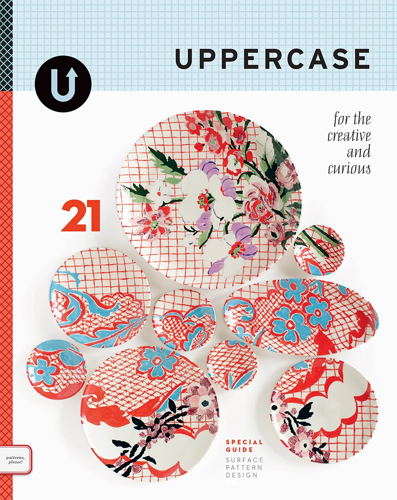 UPPERCASE issue 21 , cover by Molly Hatch. (Low inventory left—order this back issue soon if you'd like it for your library.)