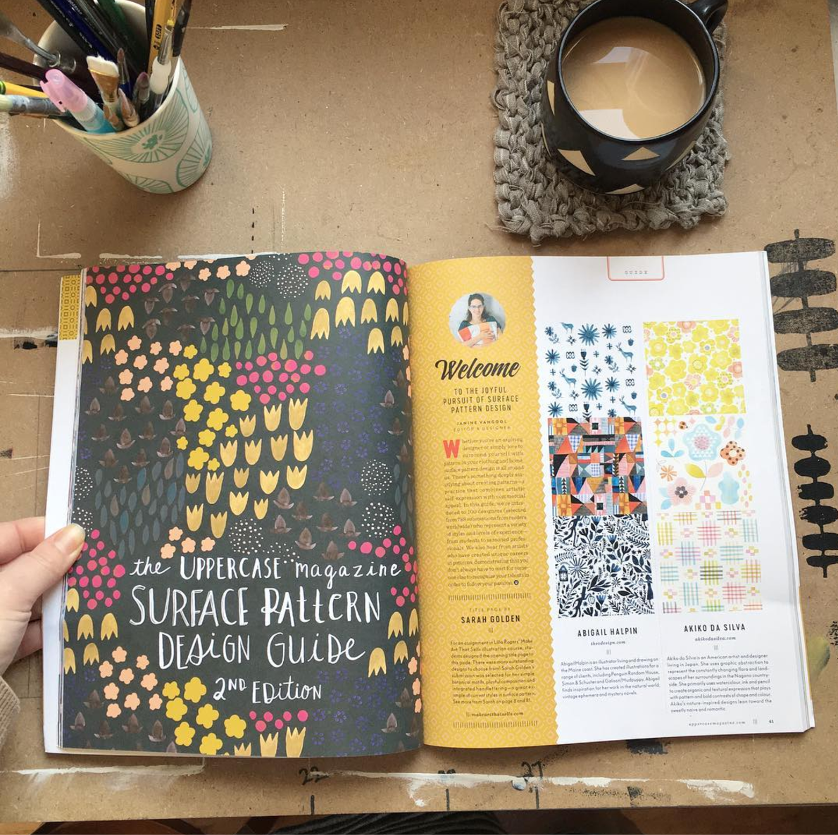surface pattern design guide cover page by sarah golden