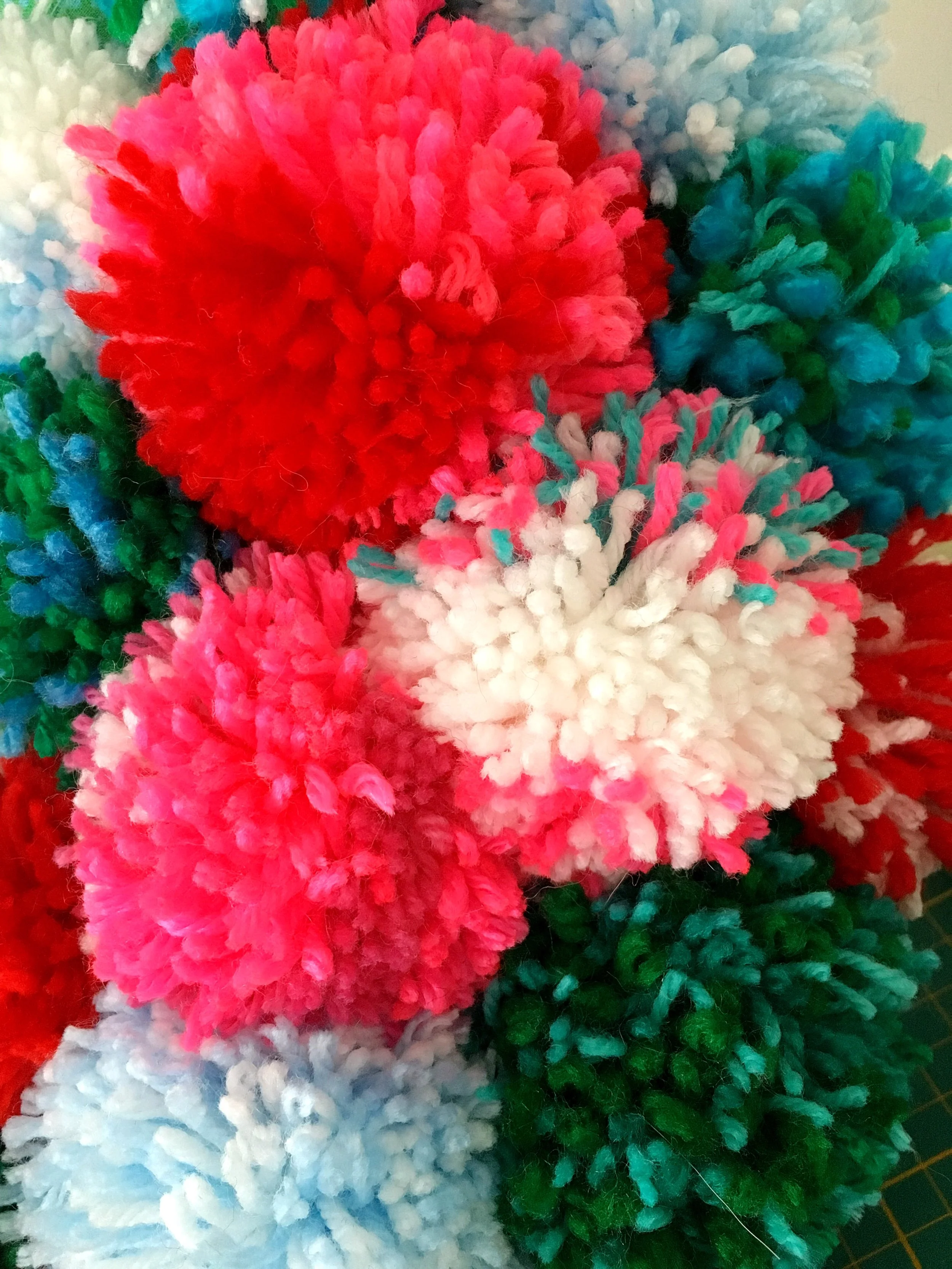 I ordered a Pom Maker tool and went a little overboard on making pom poms this Christmas!