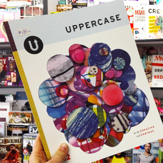 UPPERCASE in the Daily Globe in Calgary, Alberta, Canada.