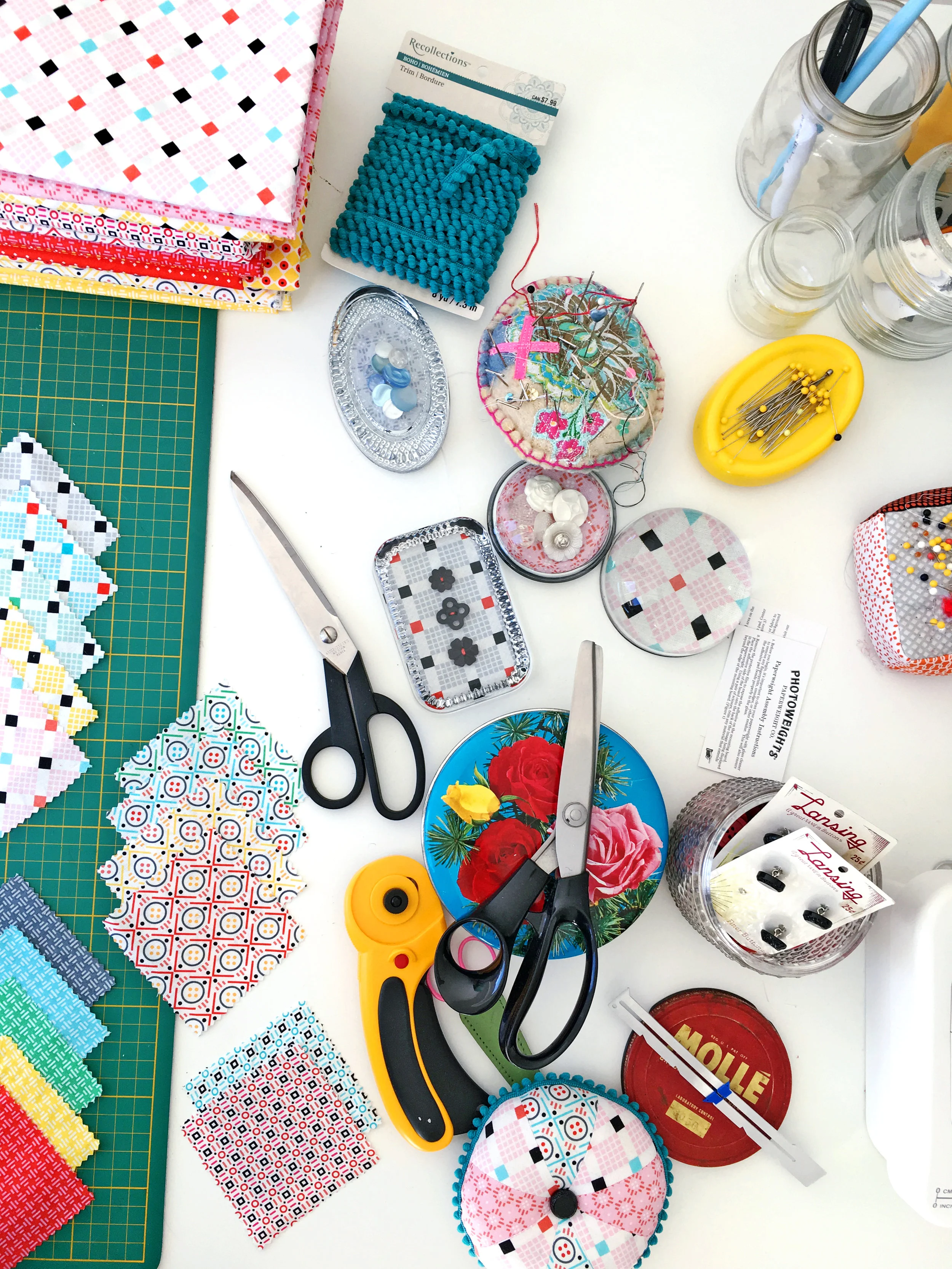 I look forward to sharing more behind-the-scenes photos and details of the projects I made.
