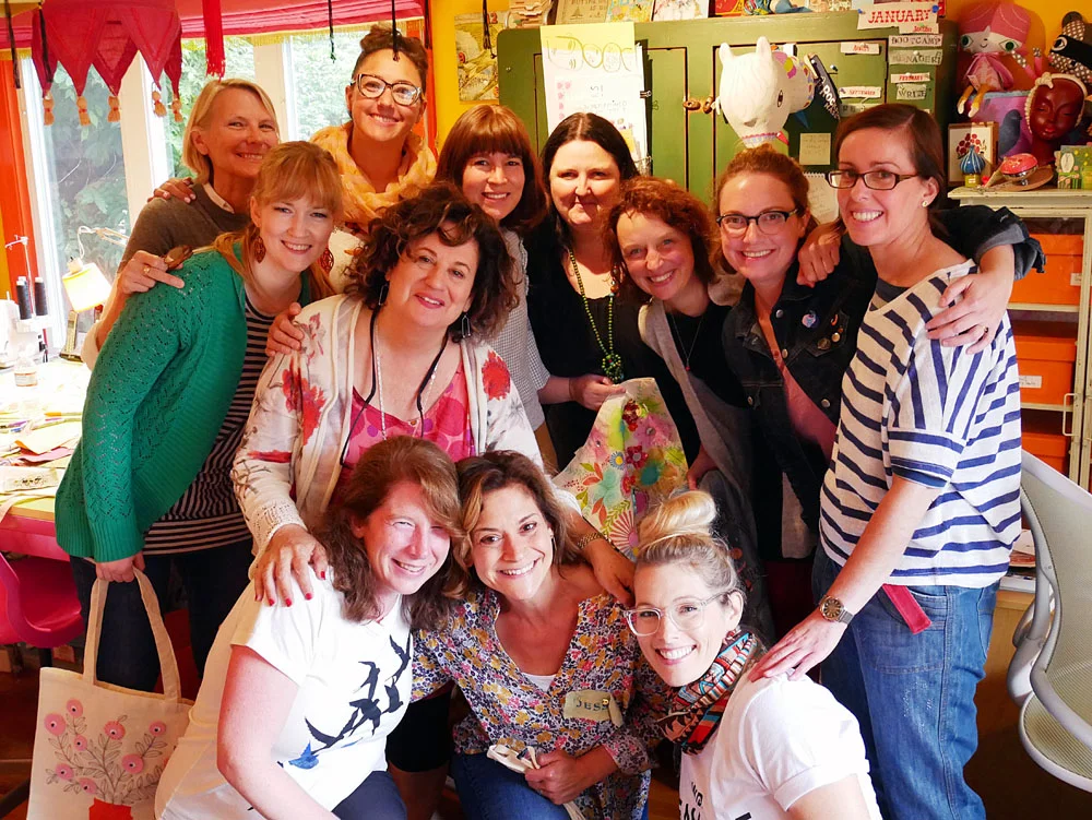 Anne Bentley, Clairice Gifford, Mara Penny, Lilla Rogers, Flora Waycott, Kate Mason, Marenthe Otten, Katie Vernon, Trina Dalziel. Front row: Terri Fry Kasuba, Jessica Allen and Sarah Walsh. Not pictured: Suzy Ultman.
