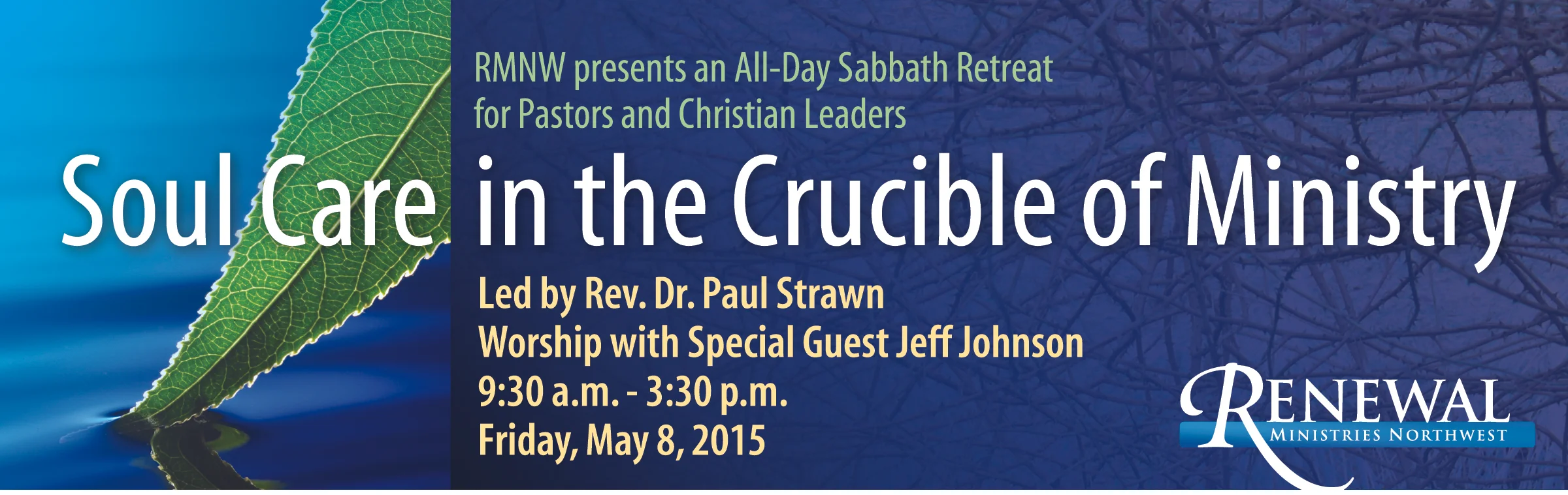 5/8: Sabbath Retreat for Pastors & Christian Leaders