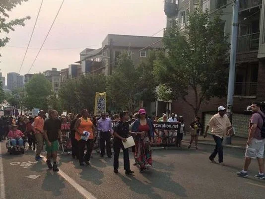 Show of solidarity for Charleston church shooting victims