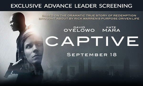 9/1: "Captive" Exclusive Advance Leader Screening