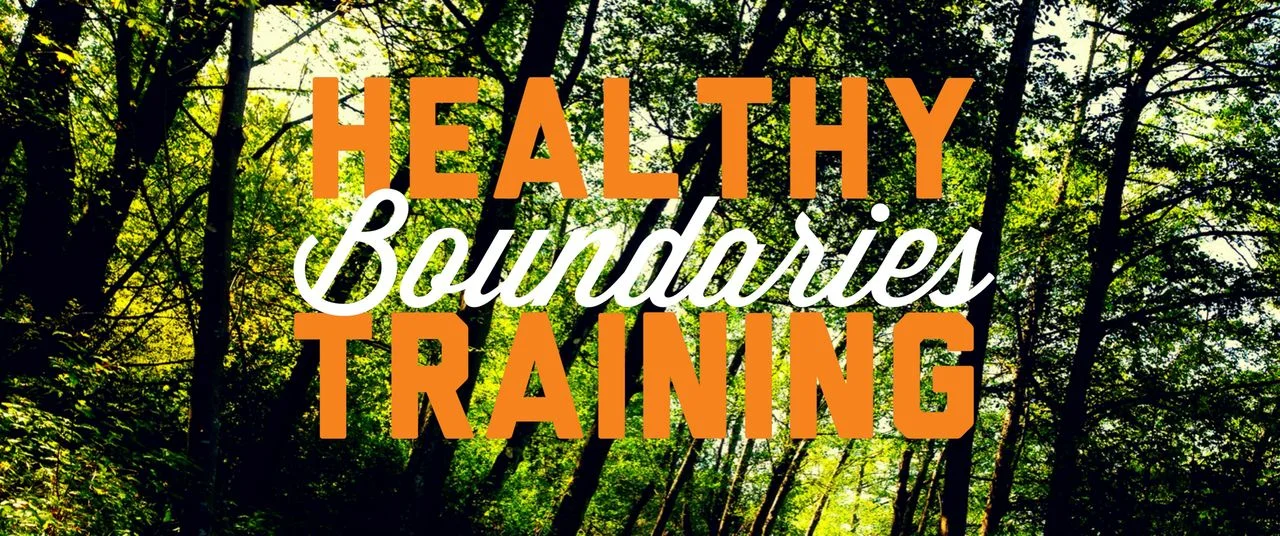 10/30: Healthy Boundaries Training (Level 2)