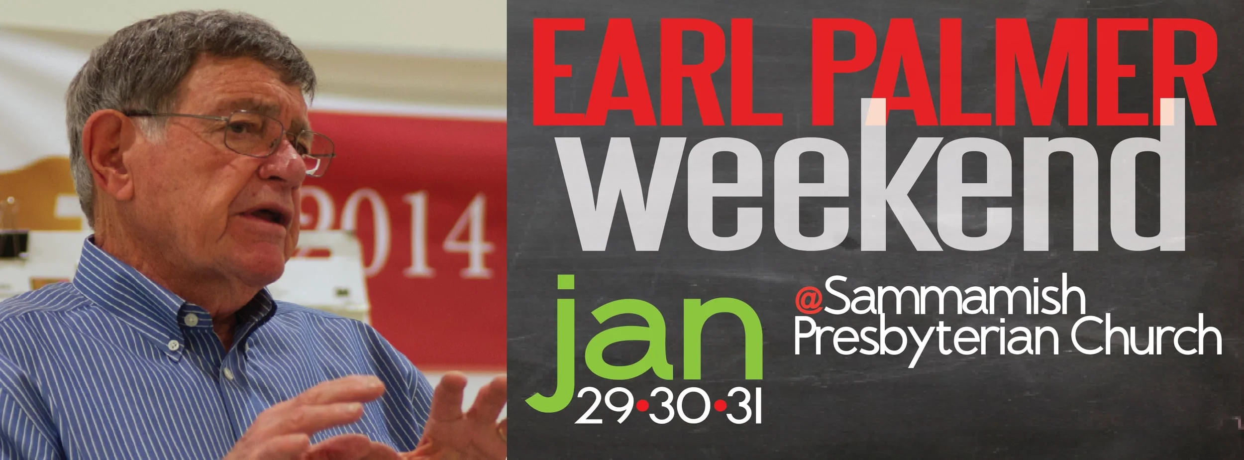 1/29-31: Earl Palmer Weekend