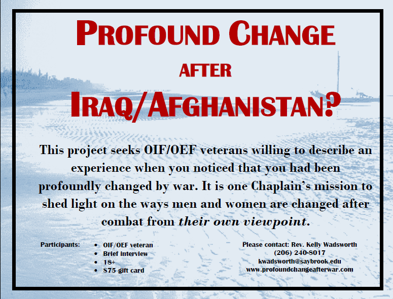 Profound Change After War